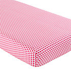 Pink Hearts Crib Fitted Sheet