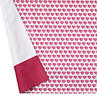 Fine Prints Crib Skirt (Pink Hearts)