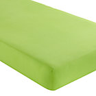 Solid Green XO Crib Fitted Sheet