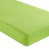 Crib Fitted Sheet (Solid Green)