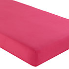 Solid Dk Pink Crib Fitted Sheet