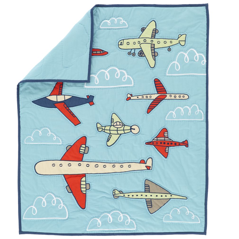 Come Fly With Me Crib Quilt