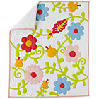 Pink Garden Crib Quilt