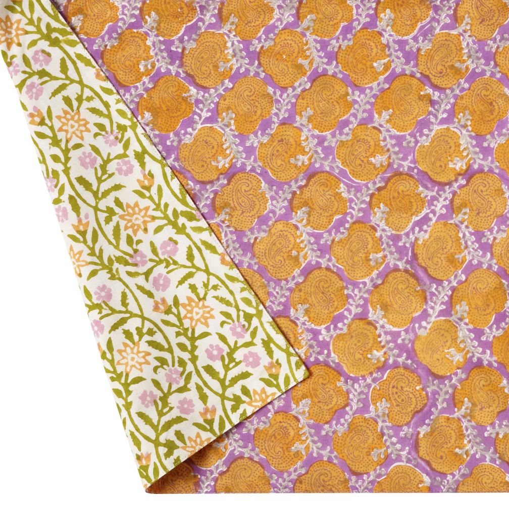 Handpicked Patchwork Reversible Crib Skirt