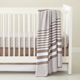 In the Mix Crib Bedding (Khaki)