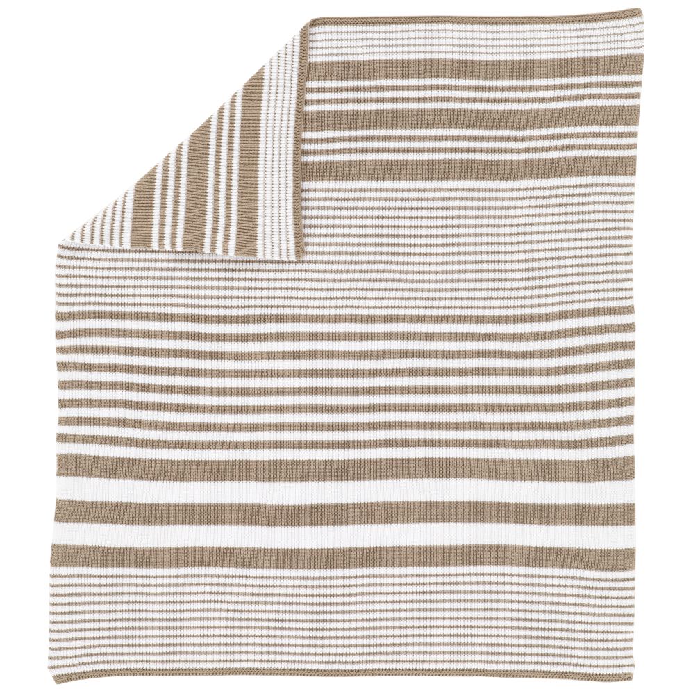 In the Mix Crib Blanket (Khaki)
