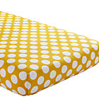 Yellow with White Dot Crib Fitted Sheet