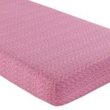 Crib Fitted Sheet (Pink Multi Dot)