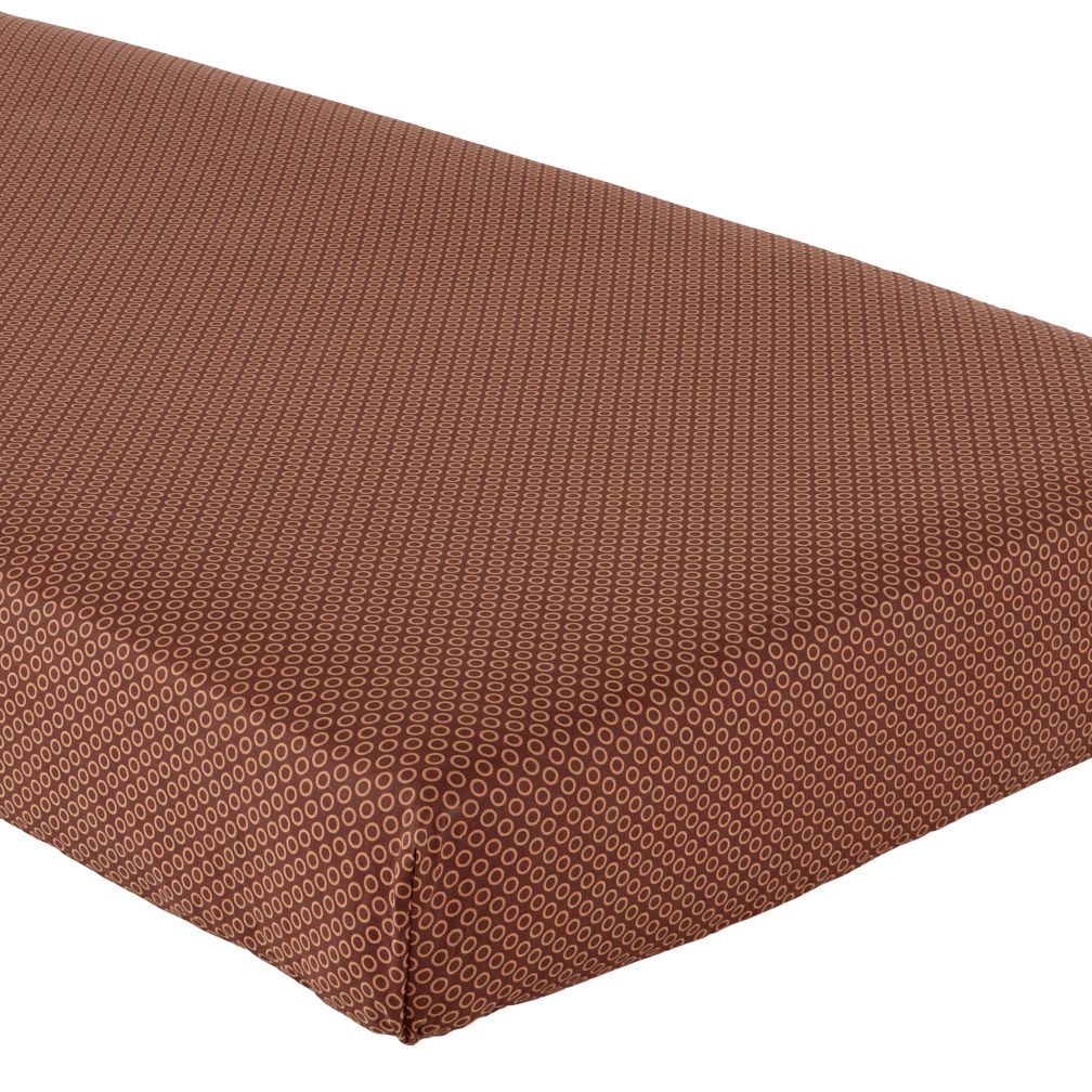 Crib Fitted Sheet (Brown)