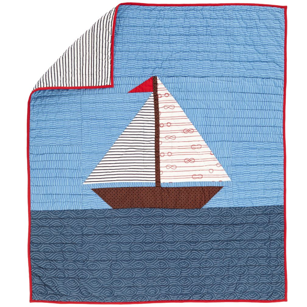 Sail On Crib Quilt