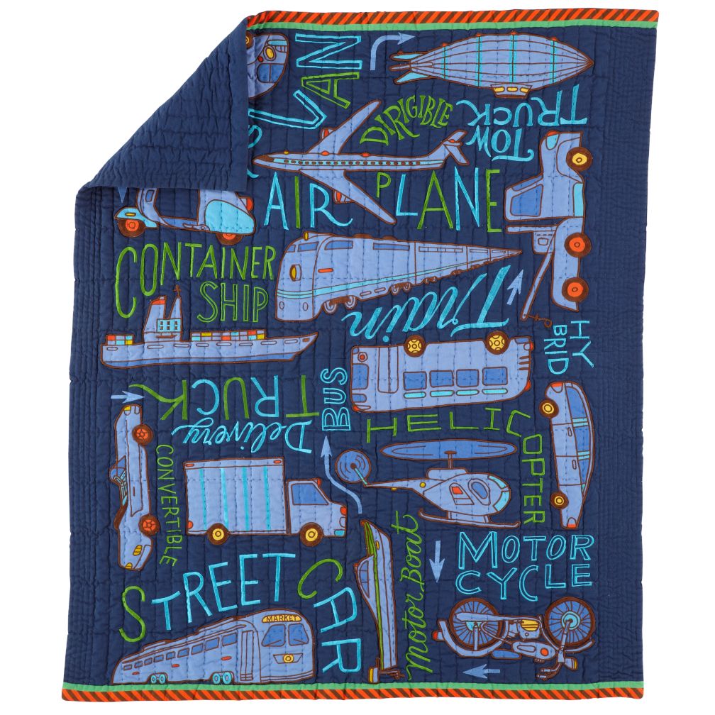 Transit Authority Crib Quilt