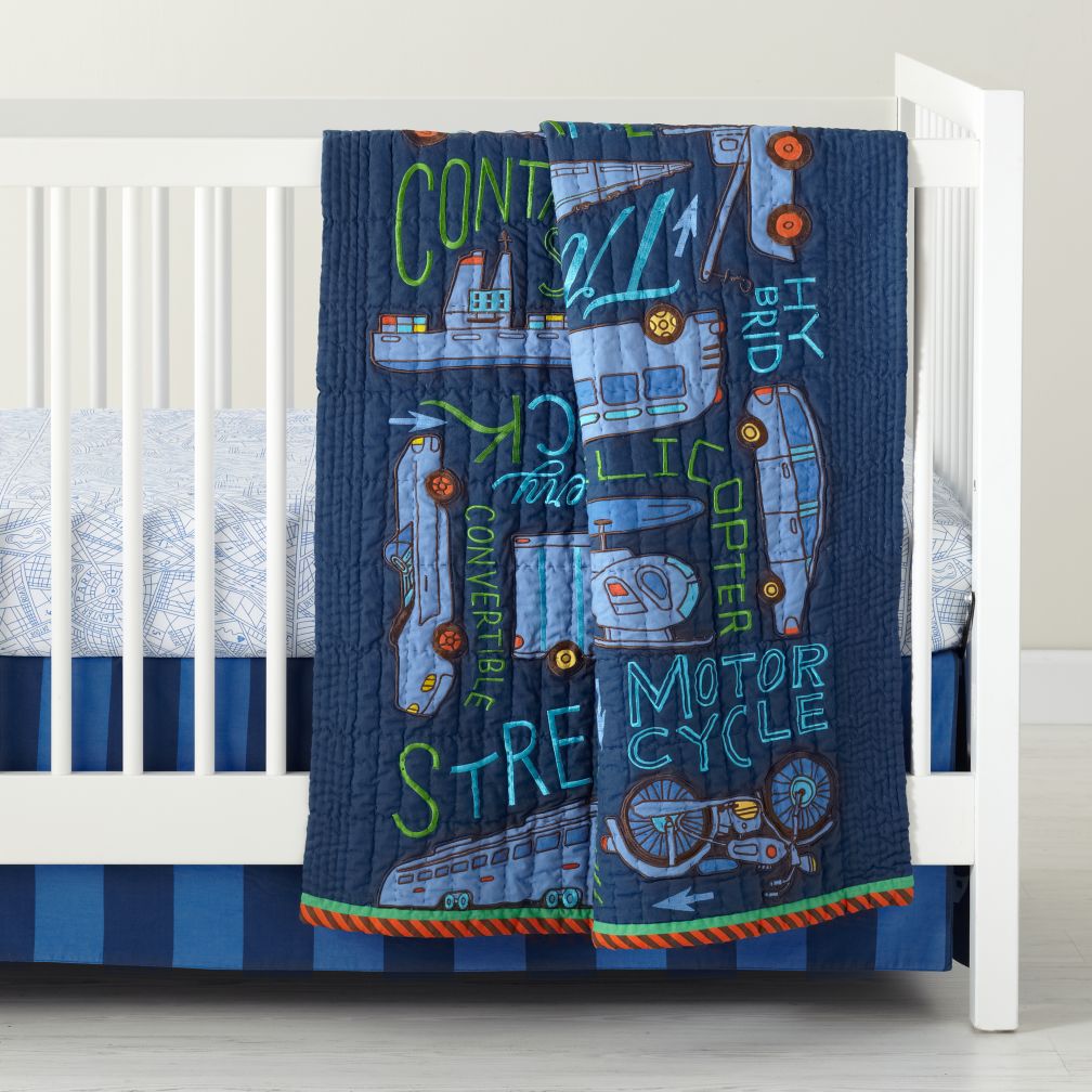 Transit Authority Crib Bedding