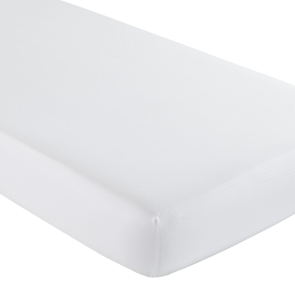 Crib Fitted Sheet (White)