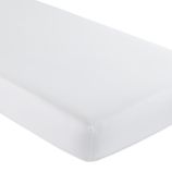 Crib Fitted Sheet (White)