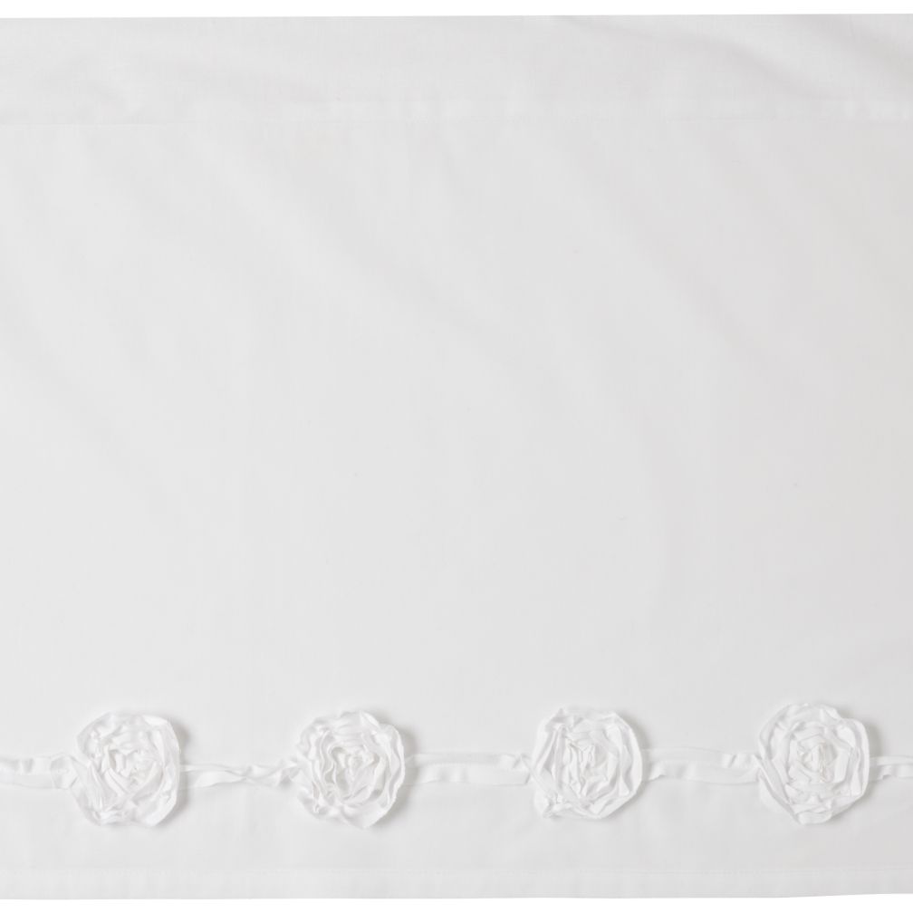 Nice Day for Some White Bedding Crib Skirt