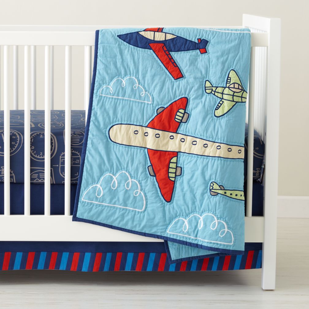 Come Fly With Me Crib Bedding