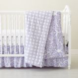 With a Flourish Crib Bedding (Lavender)