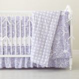 With a Flourish Crib Bedding (Lavender)