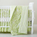 With a Flourish Crib Bedding (Green)