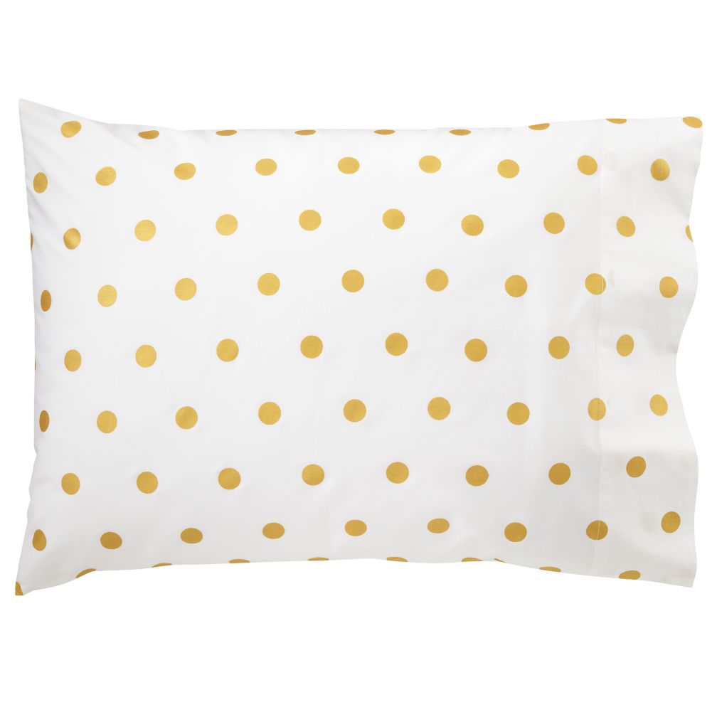 Gold Dot Pillowcase