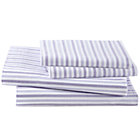 Full Lavender Stripe Sheet Set(includes 1 fitted sheet, 1 flat sheet and 2 cases)