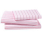 Twin Hot Pink Stripe Sheet Set(includes 1 fitted sheet, 1 flat sheet and 1 case)
