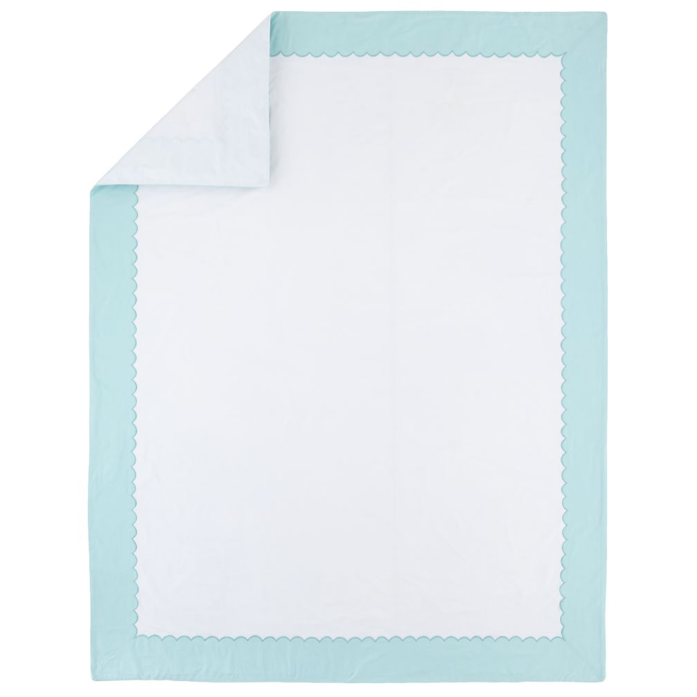 Extended Stay Teal Duvet Cover (Twin)