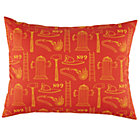 Fire Cadet Red Printed Sham