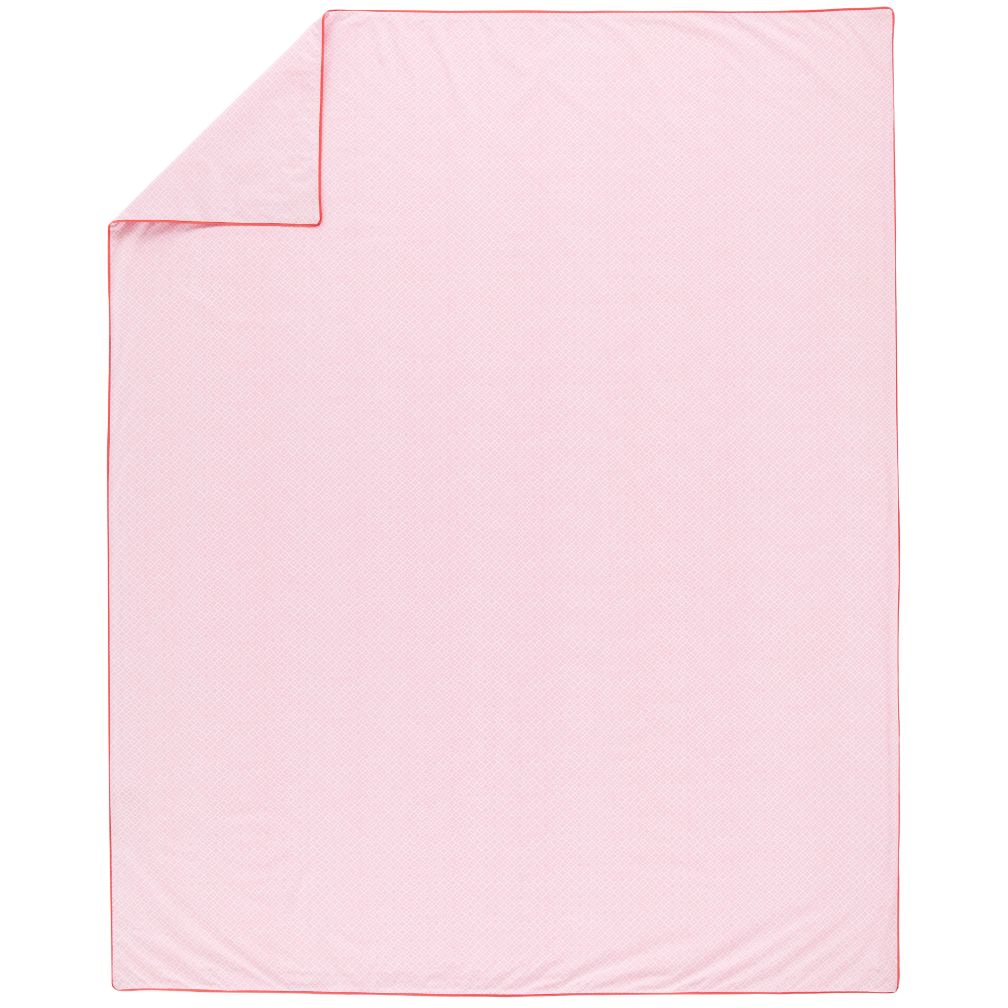Printed Pink Diamonds Duvet Cover (Twin)