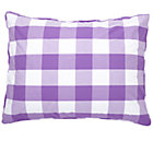Lavender Gingham Sham