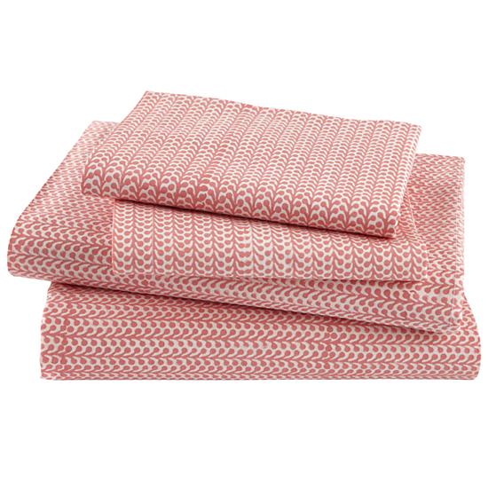 Girls Sheets: Pink Patchwork Sheet Set in Sheet Sets | The Land of Nod