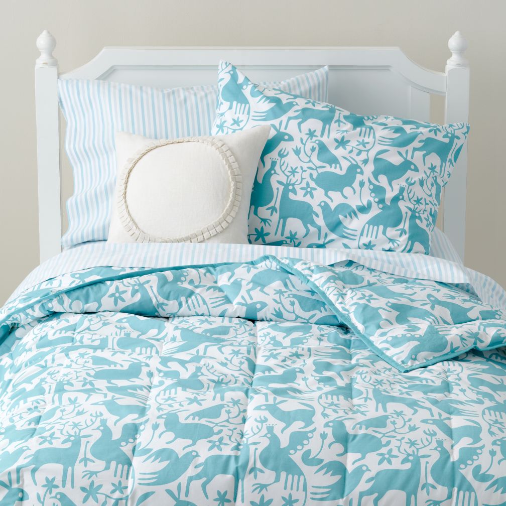 Animales Gráficos Bedding (Teal)