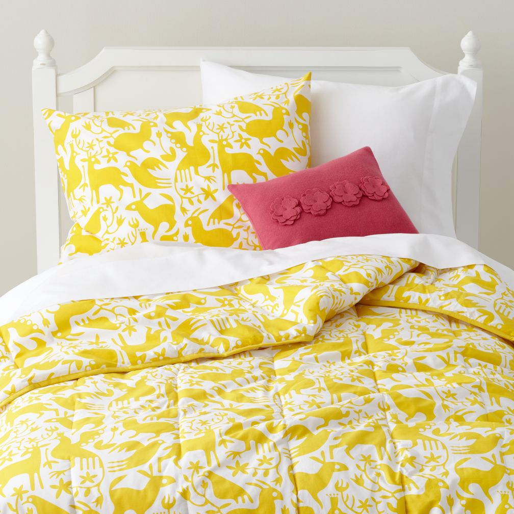 Animales Gráficos Bedding (Yellow)