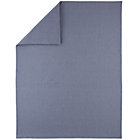 Twin Blue Chambray Duvet Cover