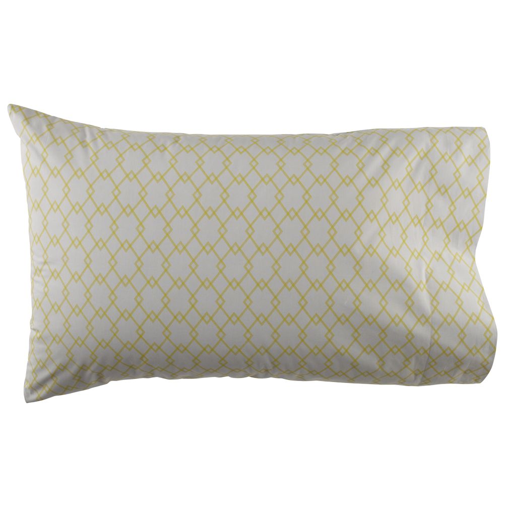 Grey Diamonds Pillowcase
