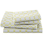Full Grey DiamondsSheet Set(includes 1 fitted sheet, 1 flat sheet and 2 cases)