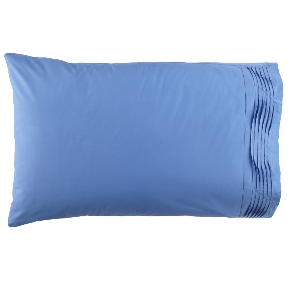 Pinch and Pleat Blue Pillowcase