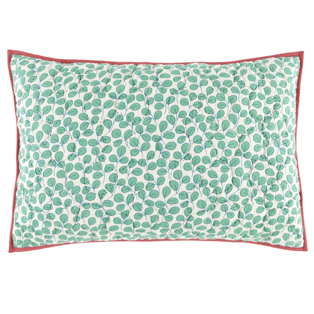Princess and the Pea Quilted Leaves Sham