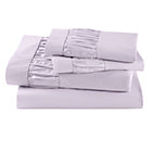 Full Lavender Frilled Sheet Set(includes 1 fitted sheet, 1 flat sheet and 2 cases)