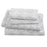 Scalloped Sheet Set (Grey)