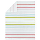 Twin Sherbet Stripes Duvet Cover