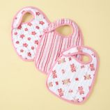 Pink Lookin' Snappy Bibs Set of 3