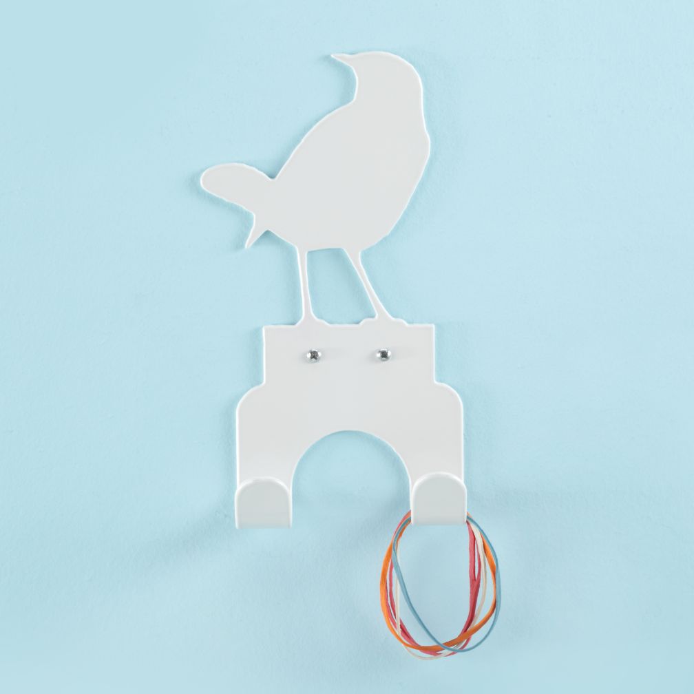 Bird's Eye Wall Hook (White)