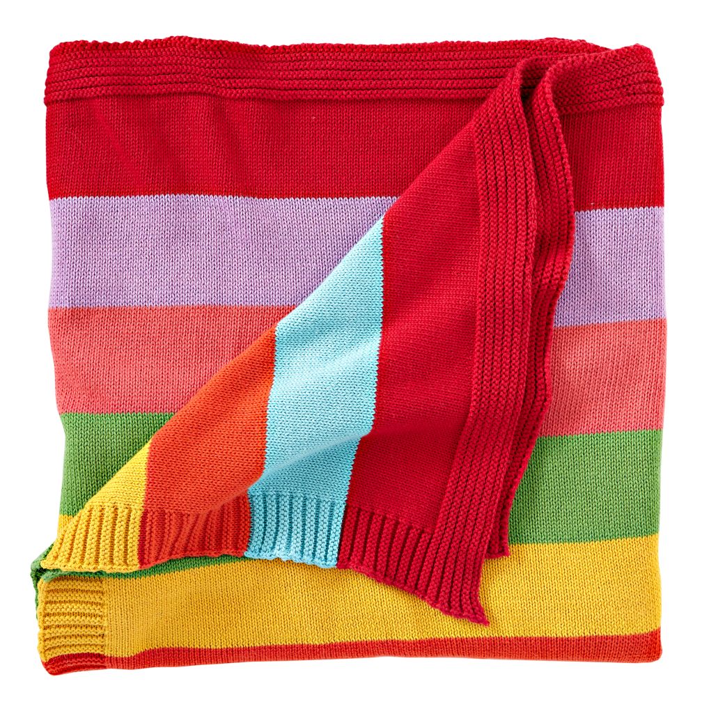Rainbow Throw Blanket
