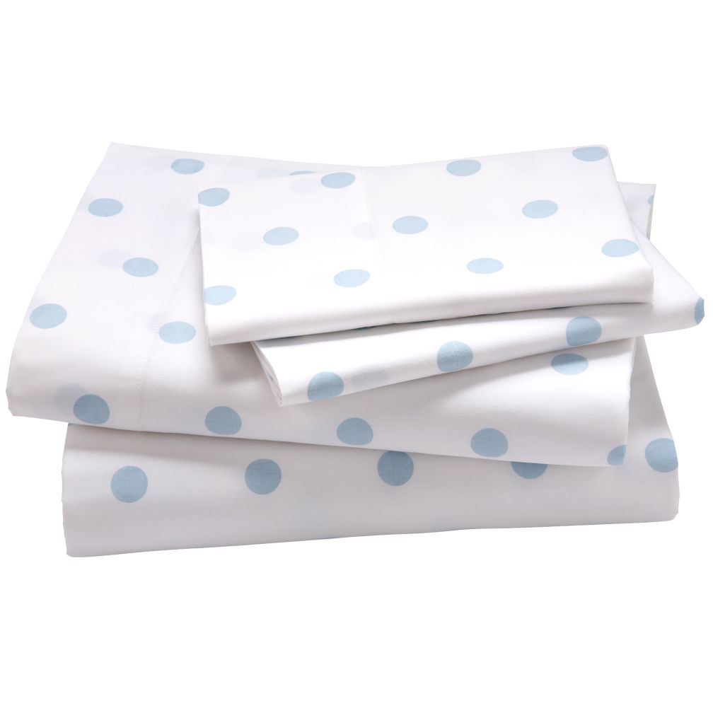 Dots Sheet Set (Blue Pastel)