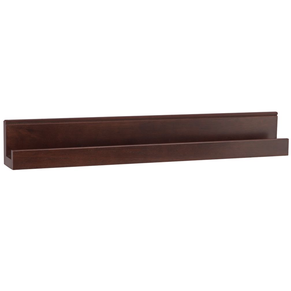 Straight and Narrow Book Ledge (Espresso)