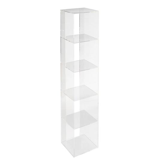 now you see it acrylic bookcase the land of nod now you see it acrylic bookcase the land of nod