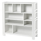 White Compartment Bookcase