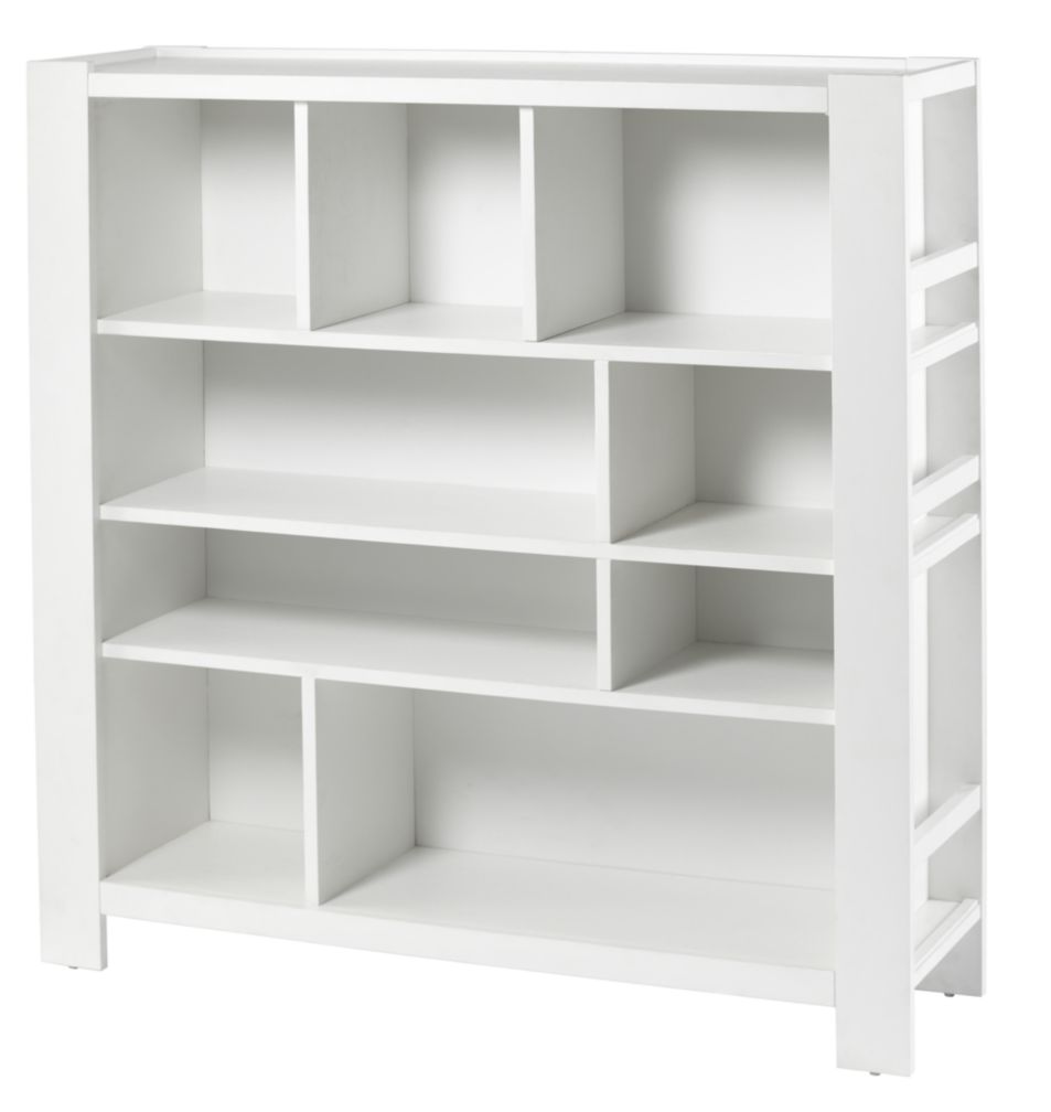 Compartment Department Bookcase (White)