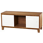 District 2-Door Storage Bench/Bookcase